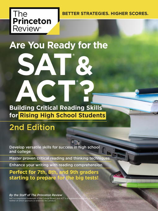Title details for Are You Ready for the SAT and ACT? by The Princeton Review - Available